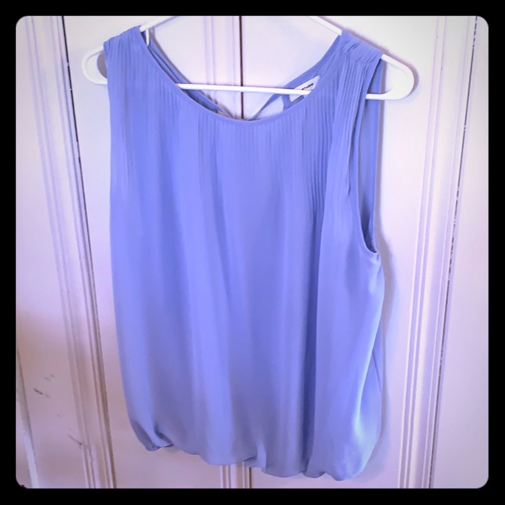 Sheer Blue Tank Top